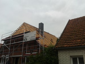 Dachsanierung eines Wohnhauses